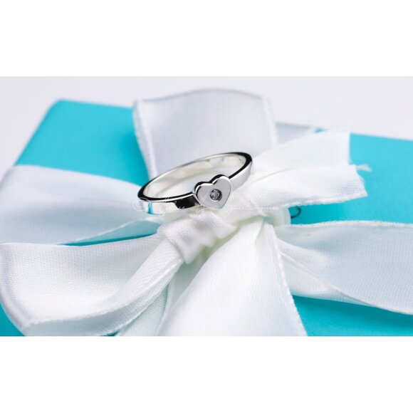 Tiffany & Co. Ring Diamond Paloma Picasso "Crown of Hearts" Heart Band - Picture 7 of 7